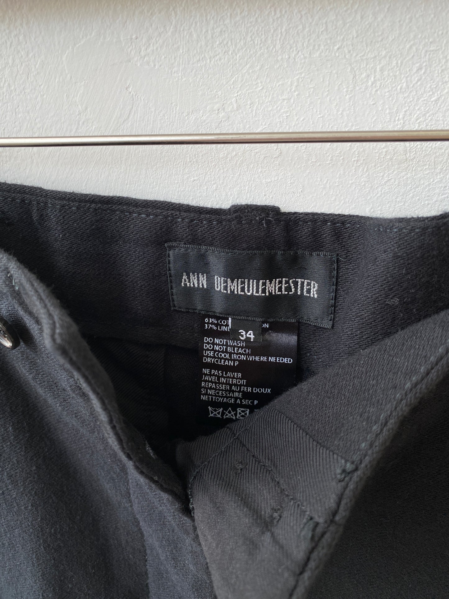 Ann Demeulemeester Buttons trousers