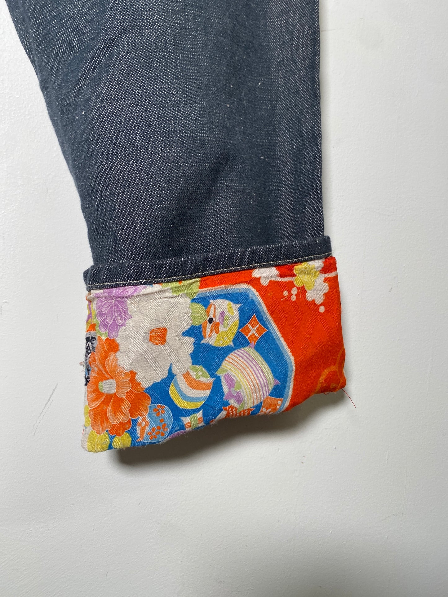 Evisu Vintage Floral printed denim jeans
