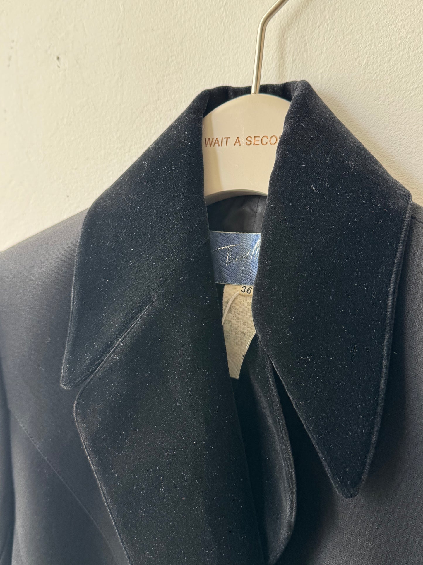 WAS-25850 MUGLER BLACK JACKET