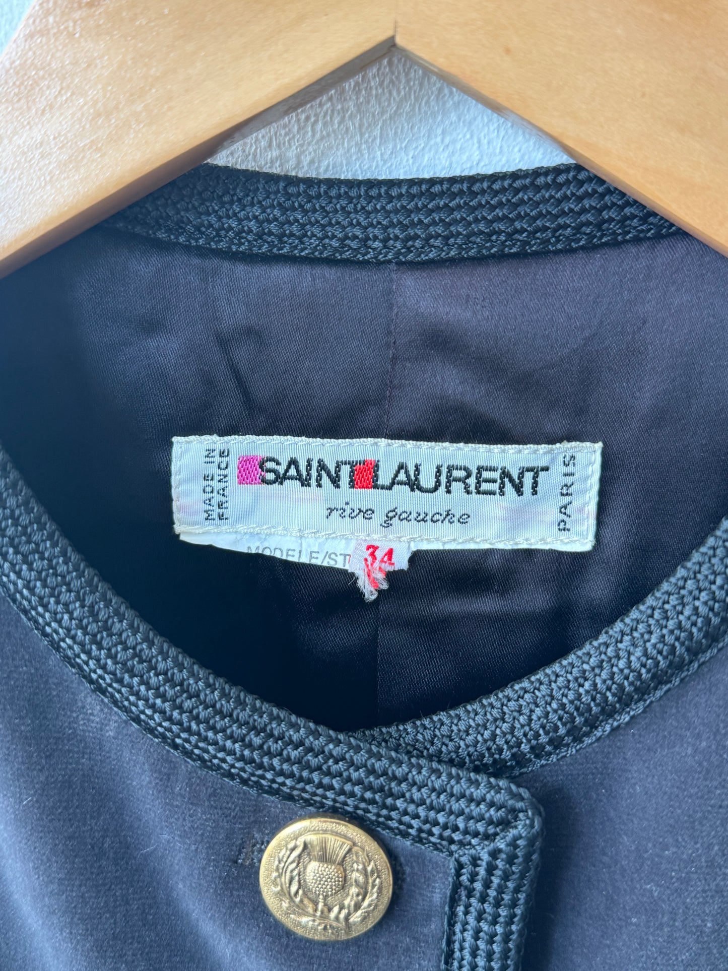 WAS-24467 YVES SAINT LAURENT Velvet Set