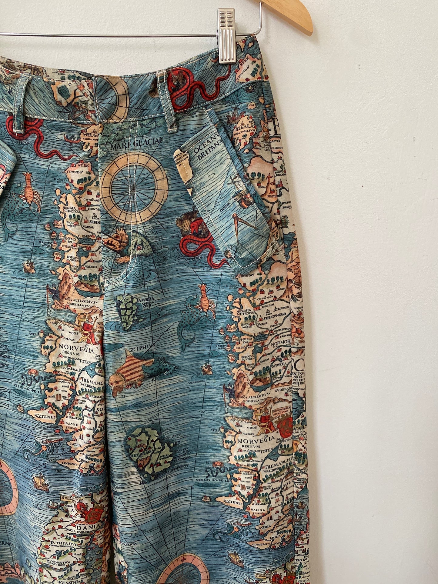 Initial Marine Printed pants