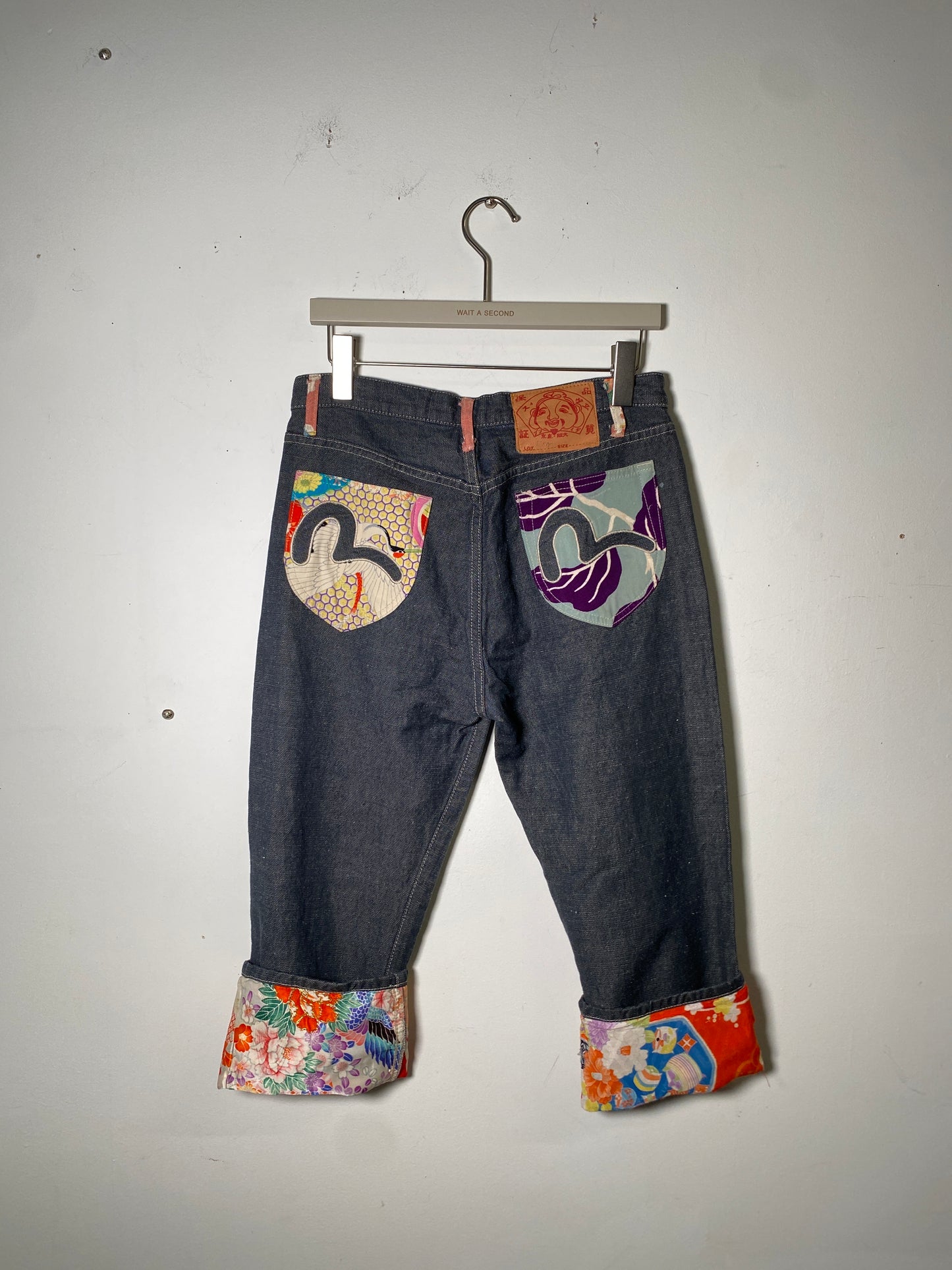 Evisu Vintage Floral printed denim jeans