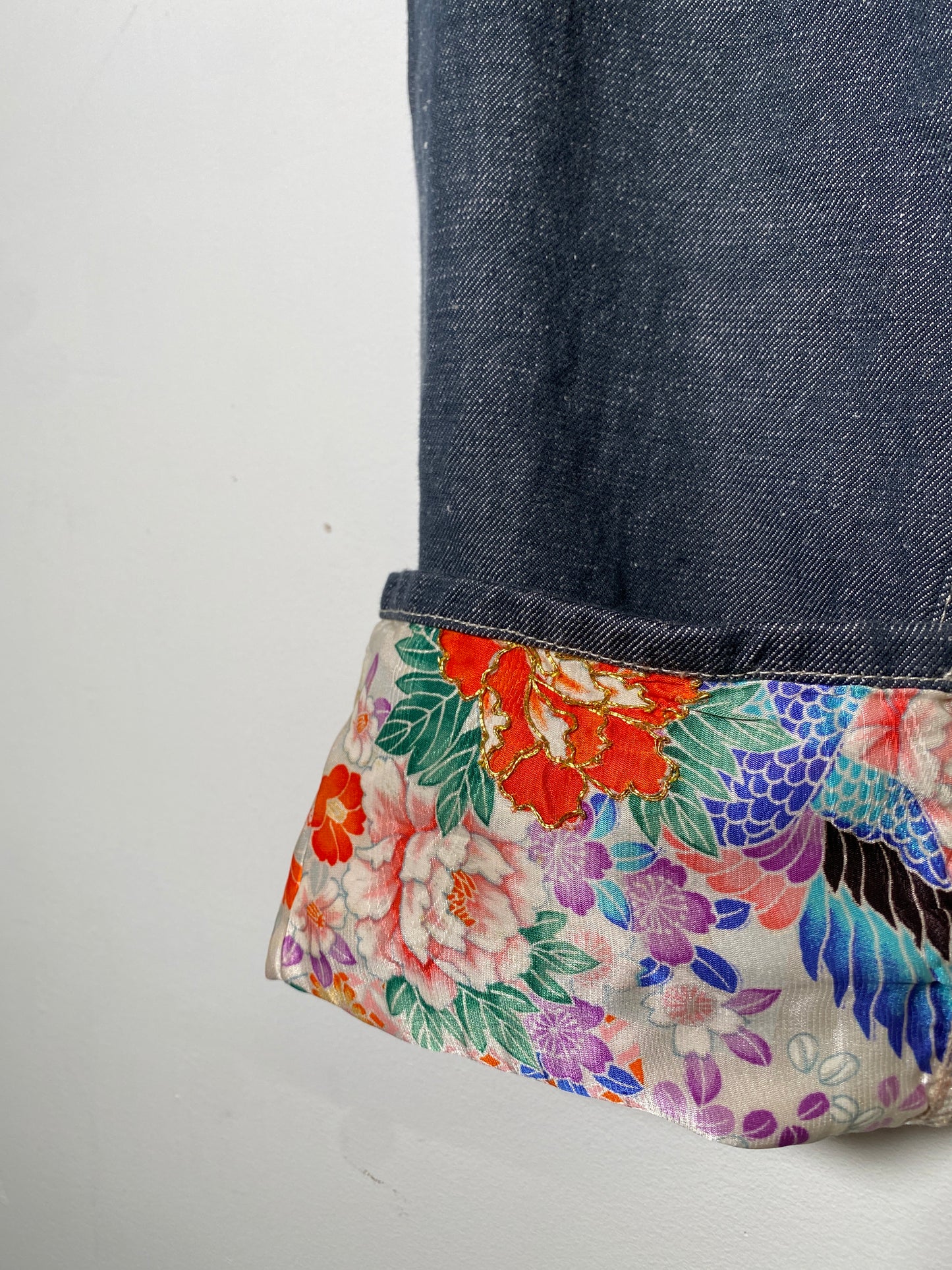 Evisu Vintage Floral printed denim jeans