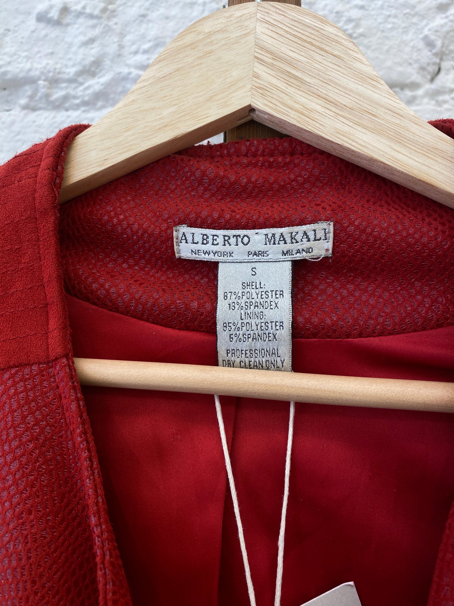 WAS-2377 Alberto Makail Red Jacket