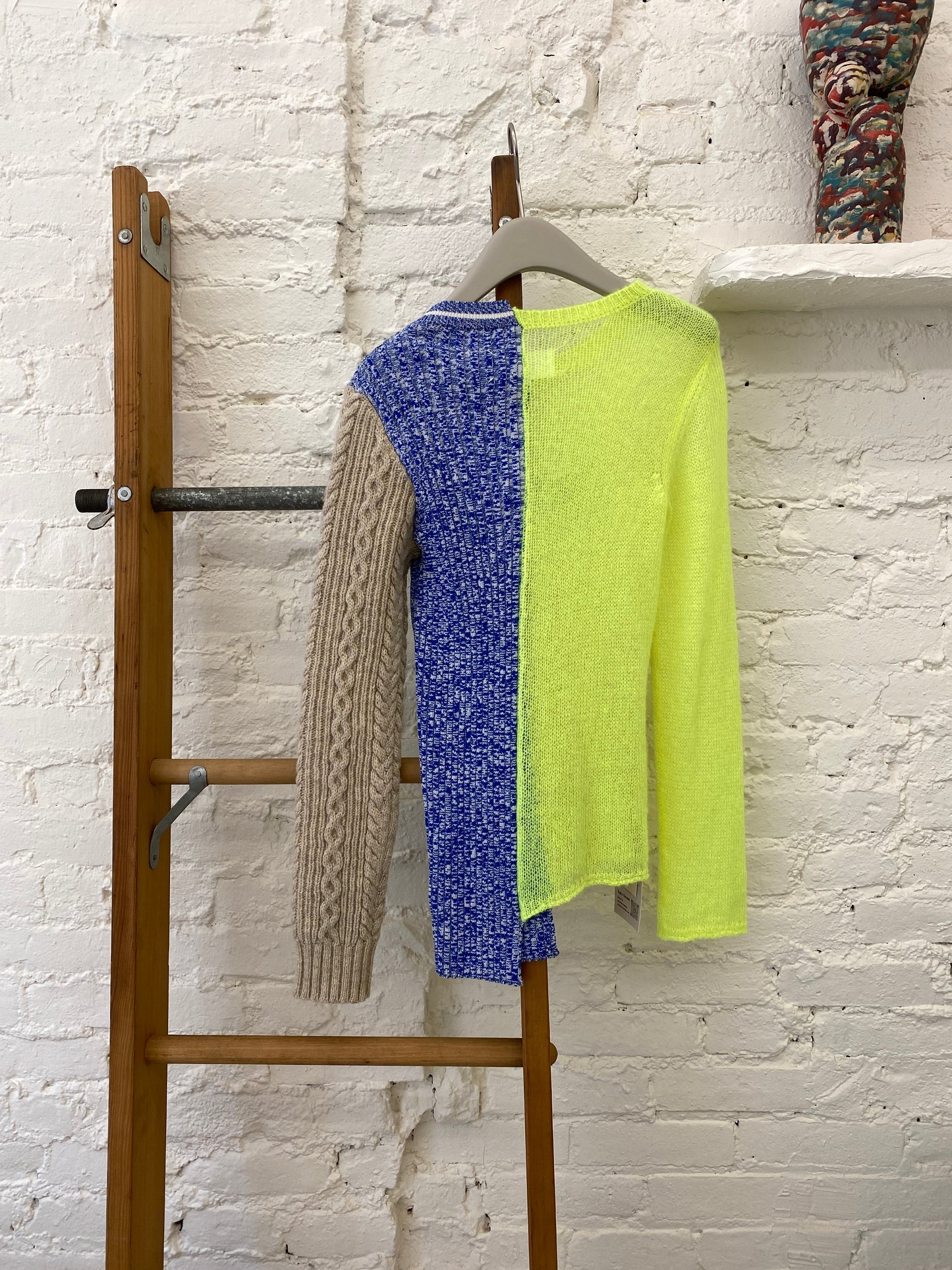 WAS-2446 Maison Margiela Multicolor Gauge 5/Spliced Sweater