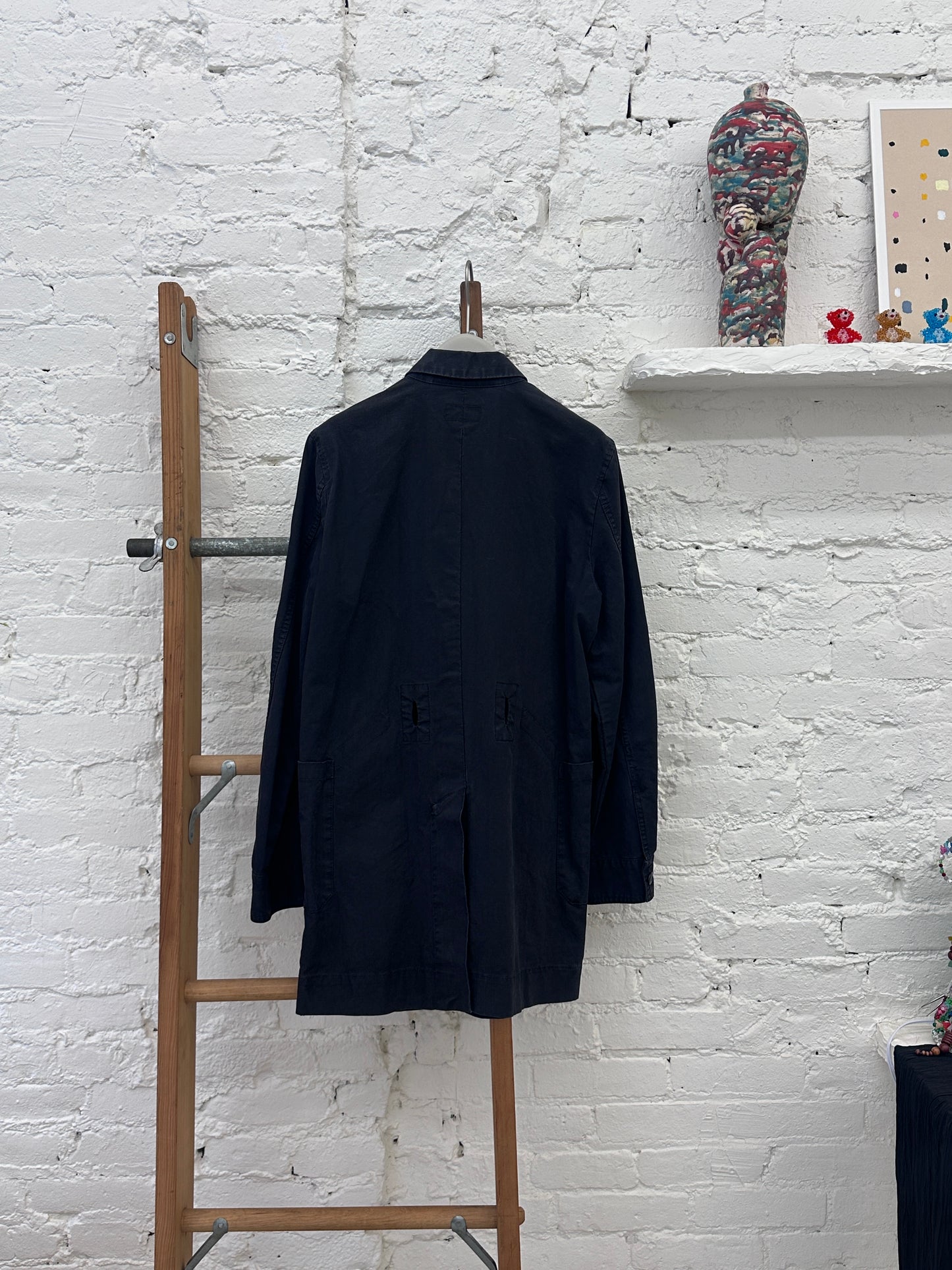 WAS-24WL317 Grabstore of London Jackt with tie in Black