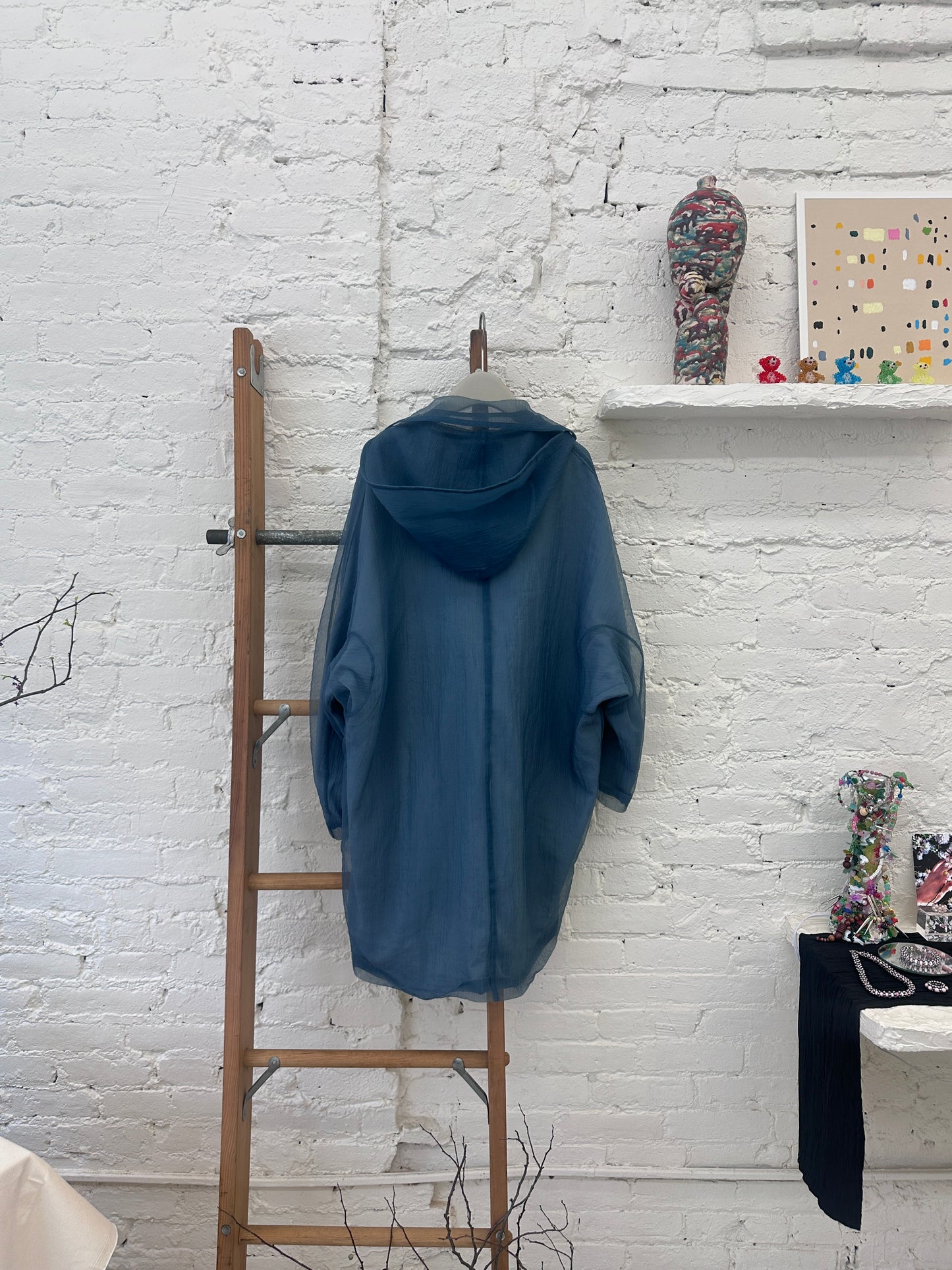 WAS-24WL328 Initial Light Jacket in Green Blue