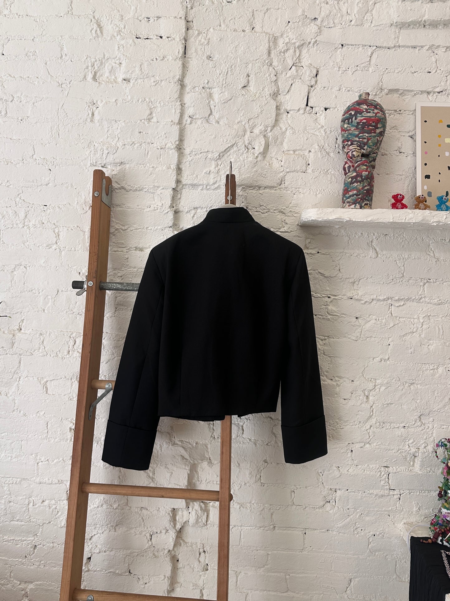 WAS-25823 Byobu black men's jacket