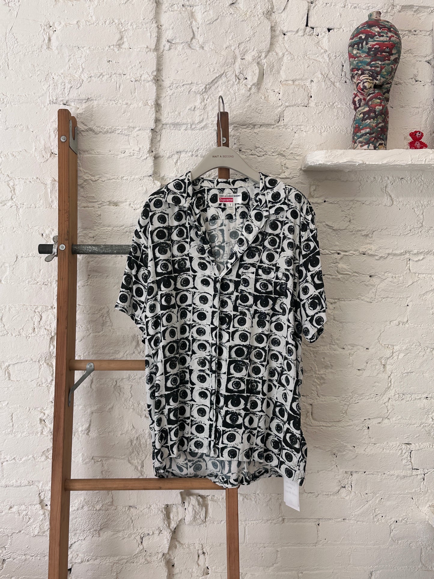 WAS-25653 Supreme x Comme des Garçons Eyes Printed shirt