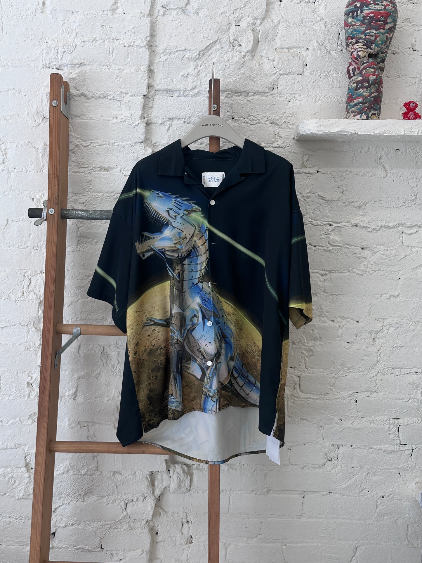 WAS-25654 2G x Hajime Sorayama dinosaur shirt