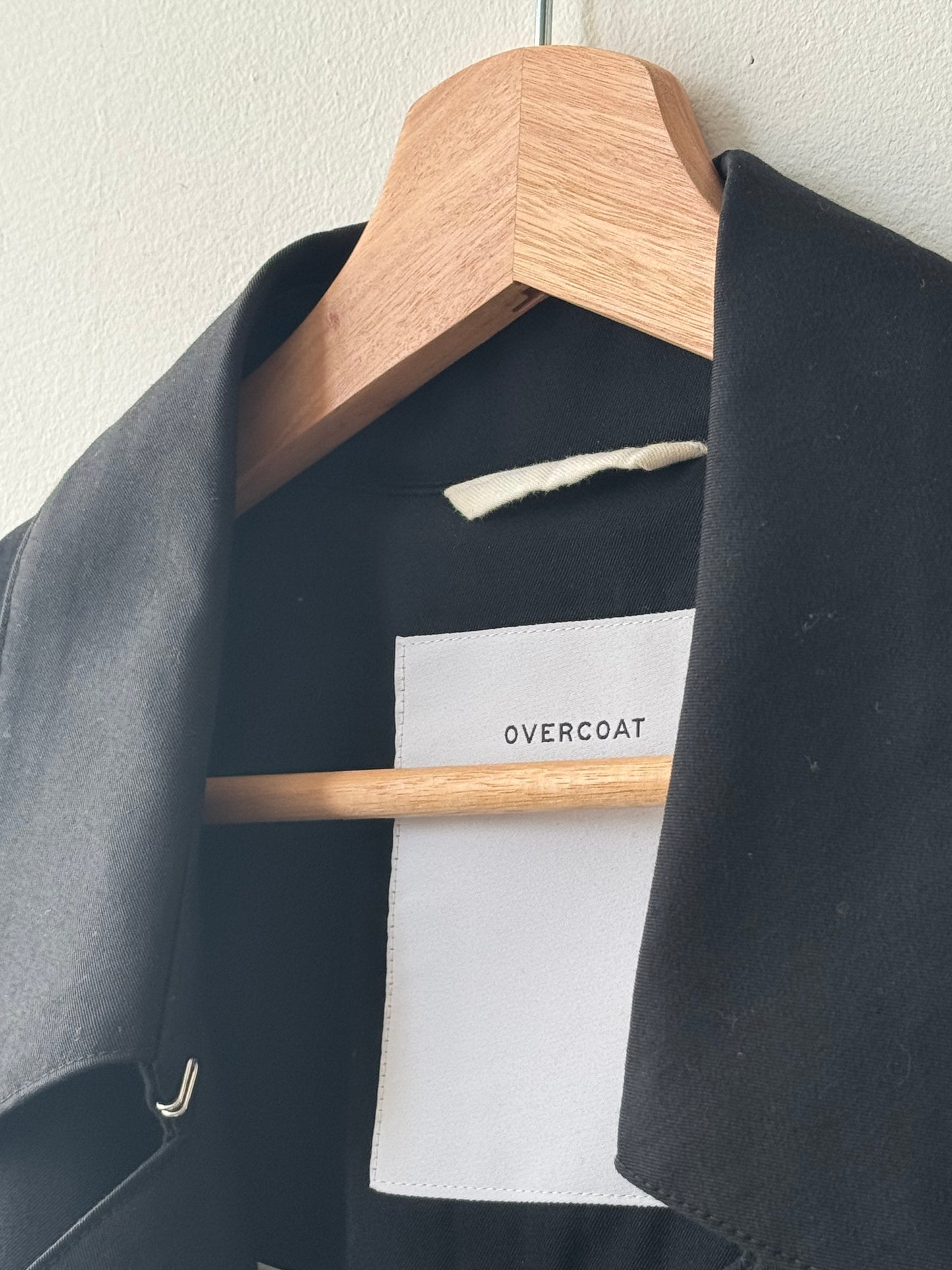 WAS-24102 RYUHEI OOMARU OVERCOAT Black Trench Coat