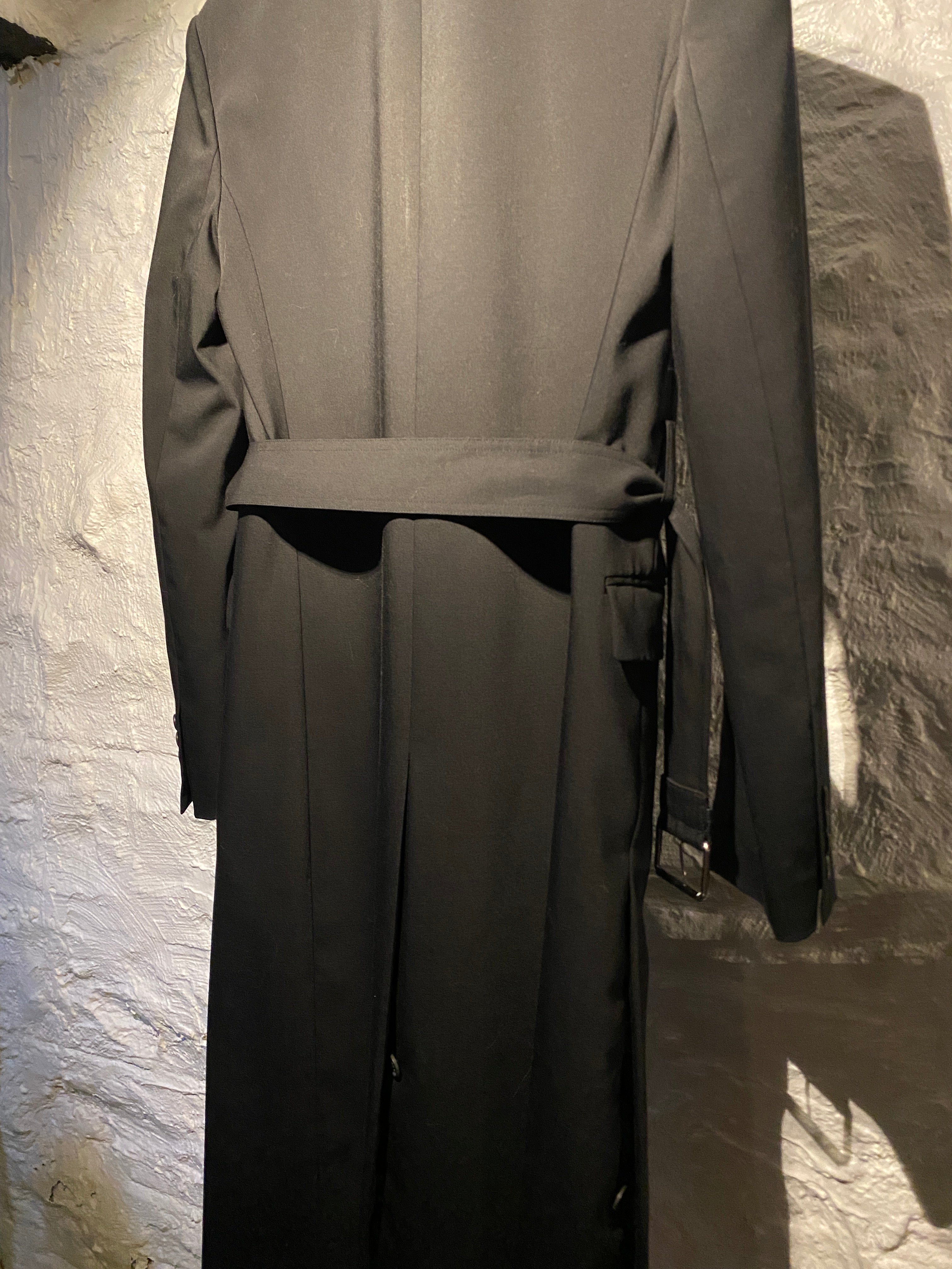 Helmut Lang Black Pocket Suit Long Blazer