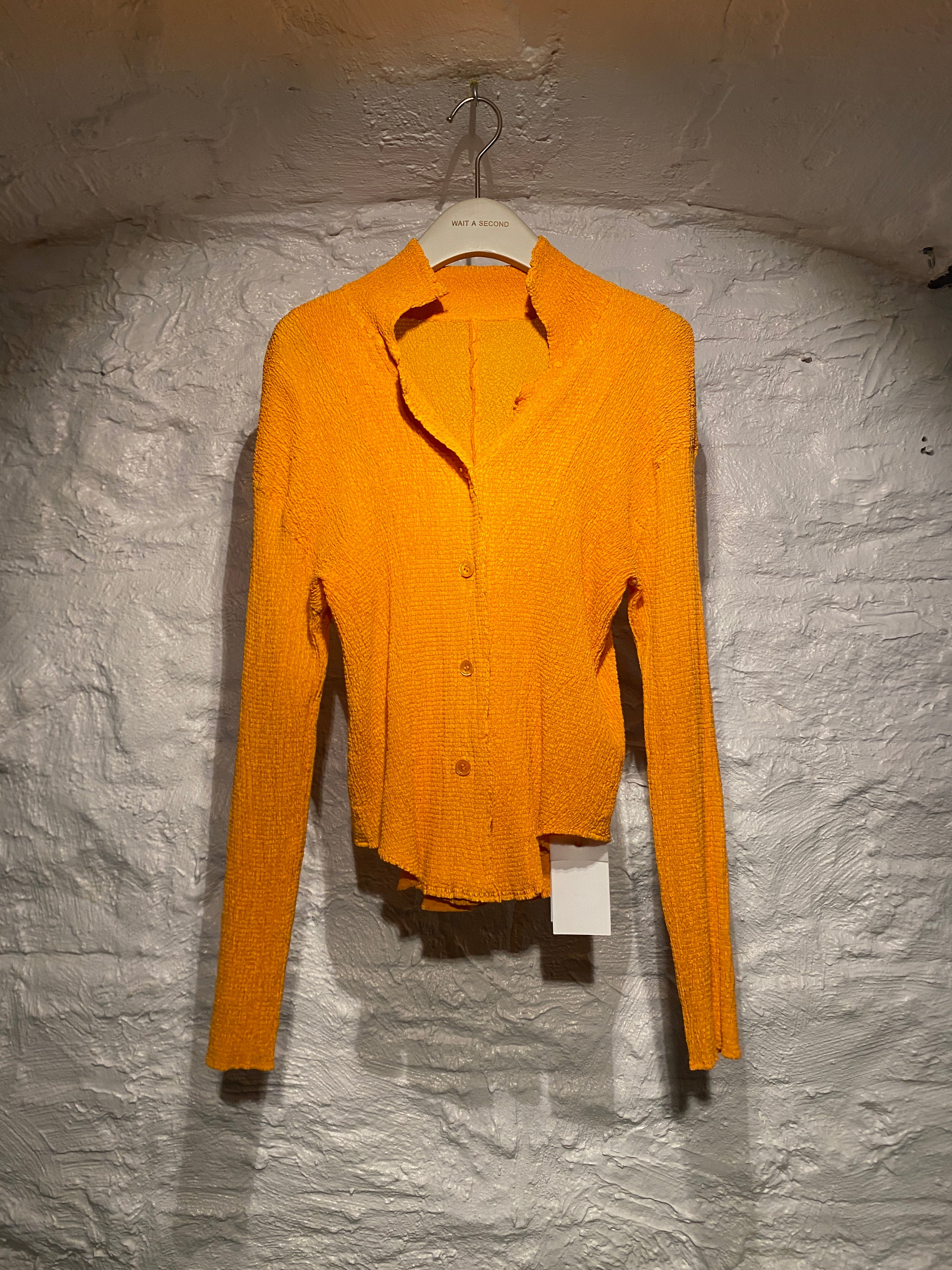 Issey Miyake Bright Orange Shirt