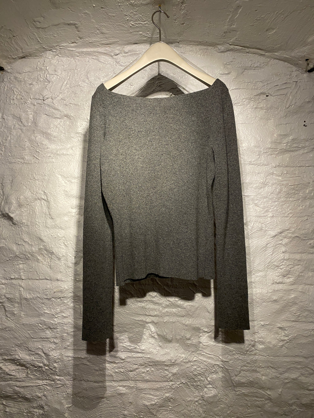 Balenciaga Grey V-neck Sweater