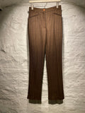 Acne Studios	Dark Brown Wool Blend Pants