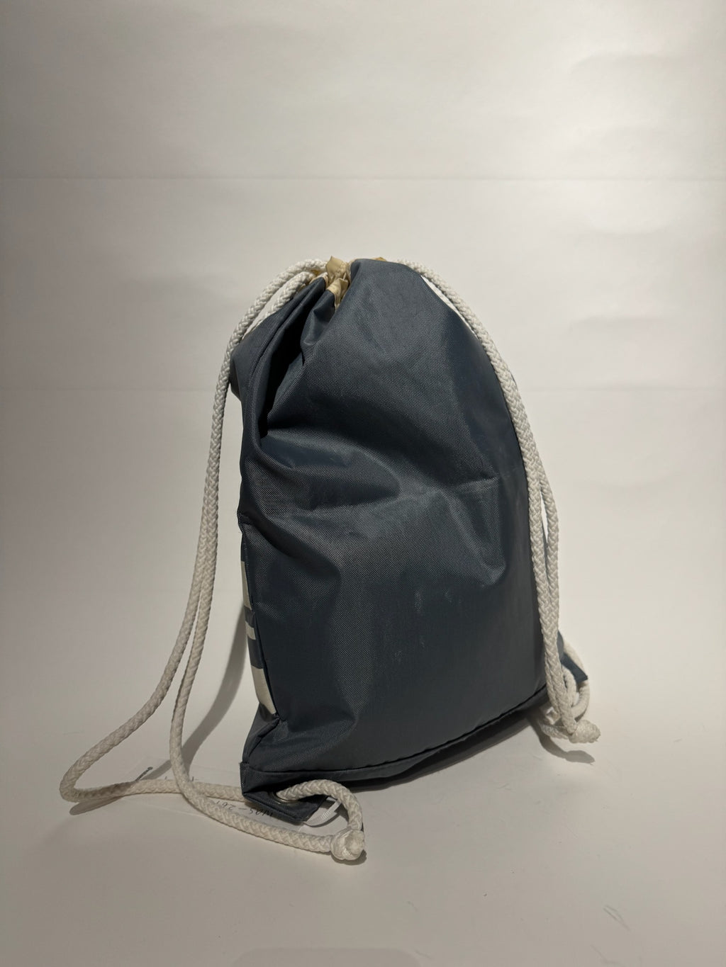 Dolce & Gabbana Grey String Beachwear PVC Drawstring Backpack