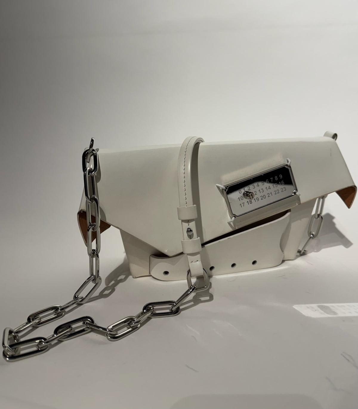 Maison Margiela White Snatched Shoulder Bag