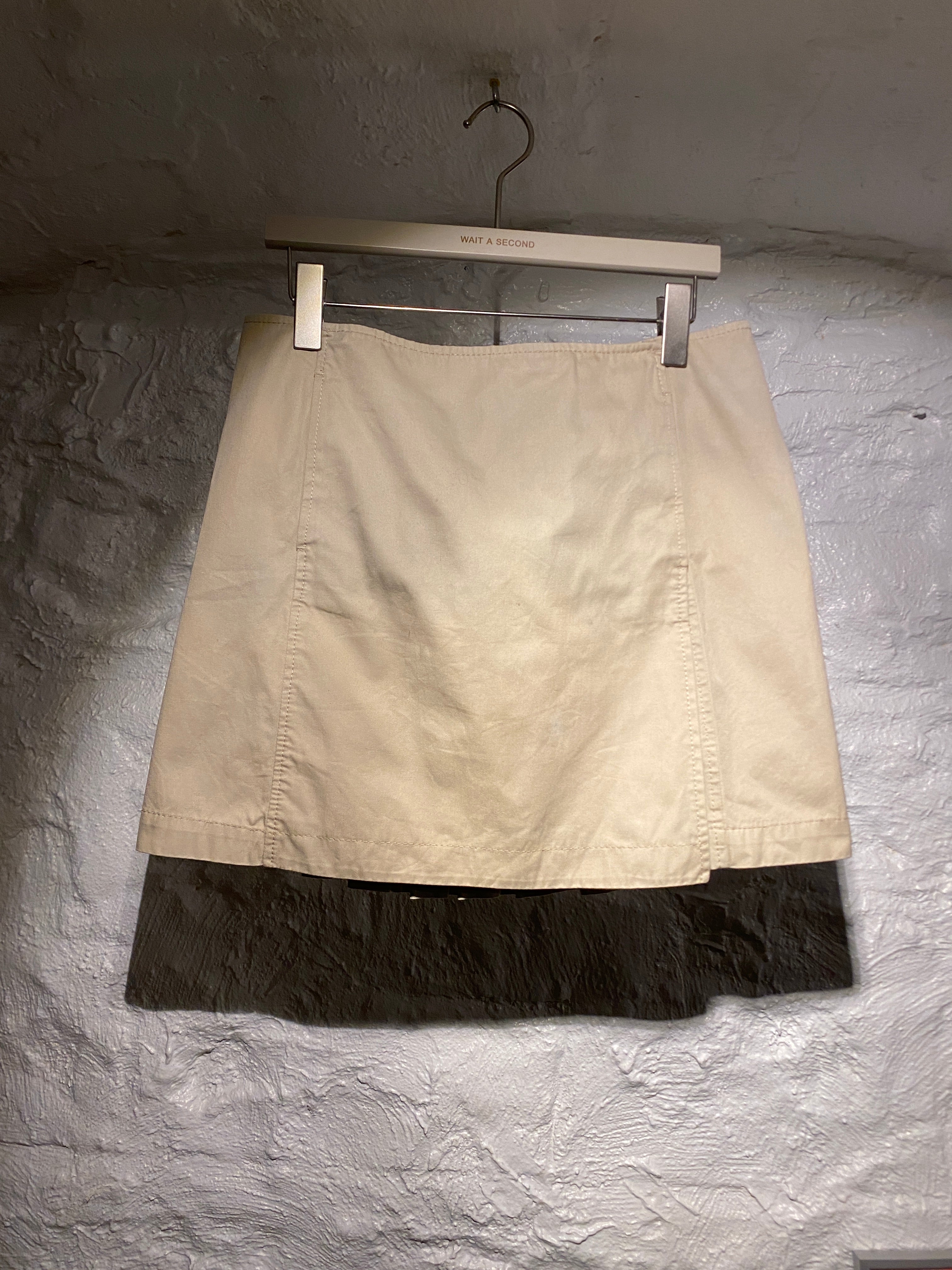 Walter. Van Beirendonck W&LT Light Yellow Zipper Pocket Midi Skirt