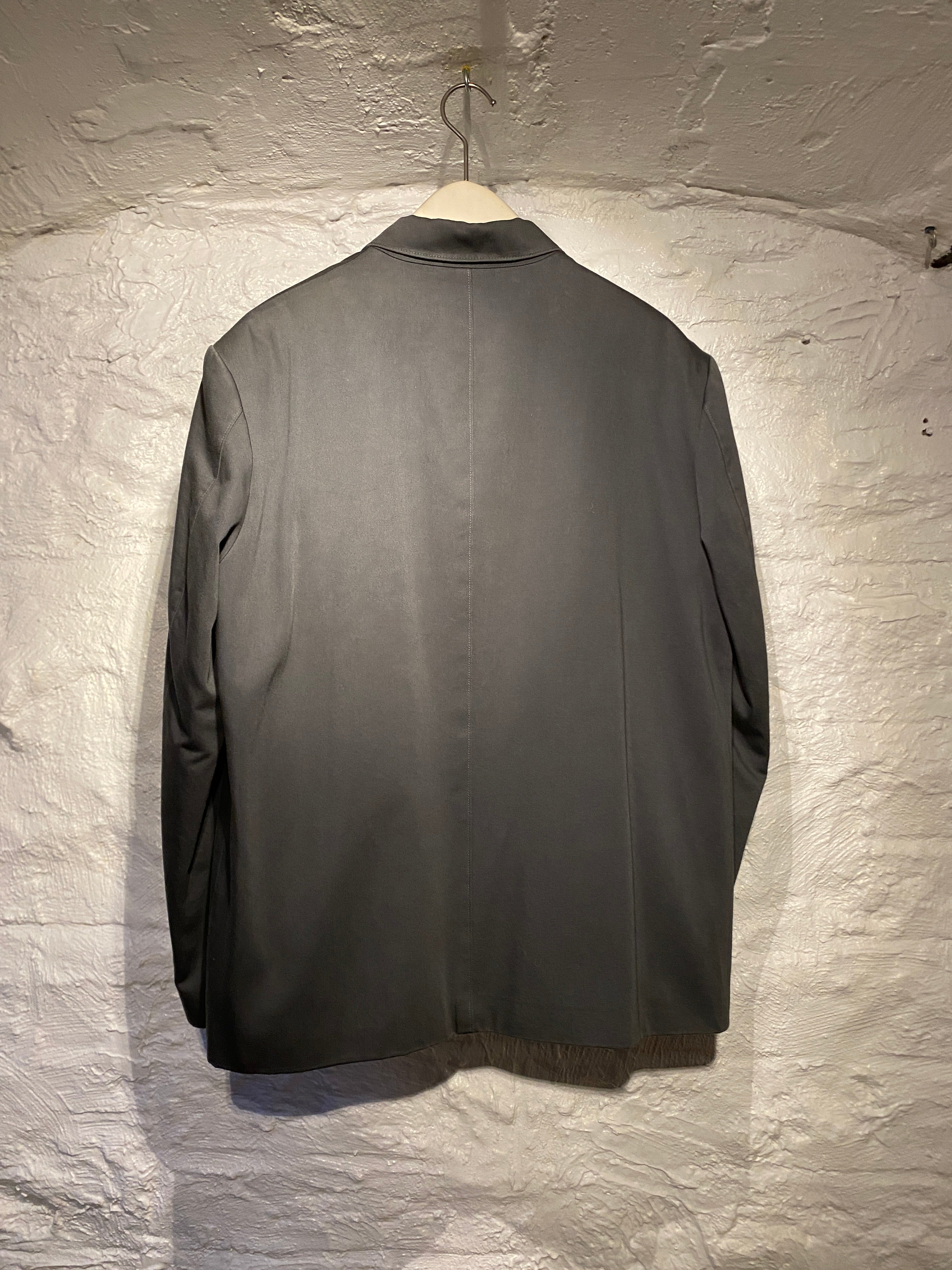 Lemaire Grey Green Oversized Casual Blazer