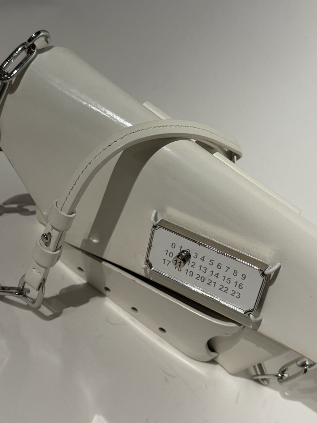 Maison Margiela White Snatched Shoulder Bag