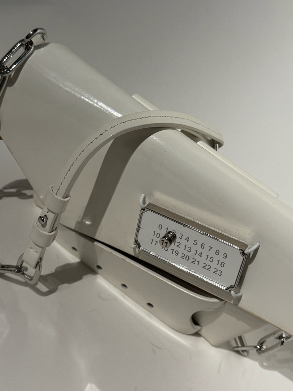 Maison Margiela White Snatched Shoulder Bag