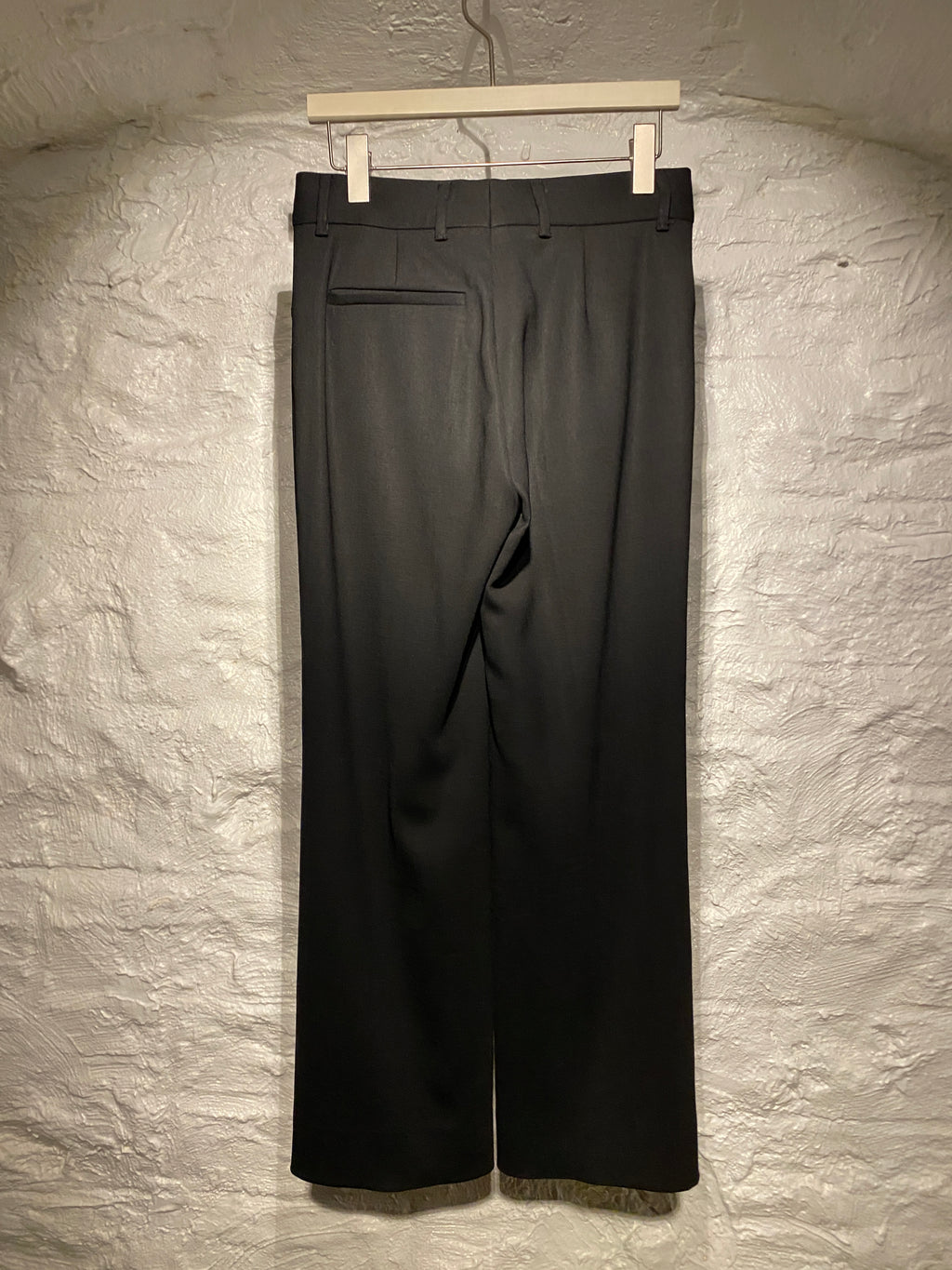 Miu Miu Black Wool Blend Straight Pants