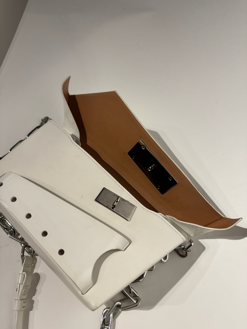 Maison Margiela White Snatched Shoulder Bag