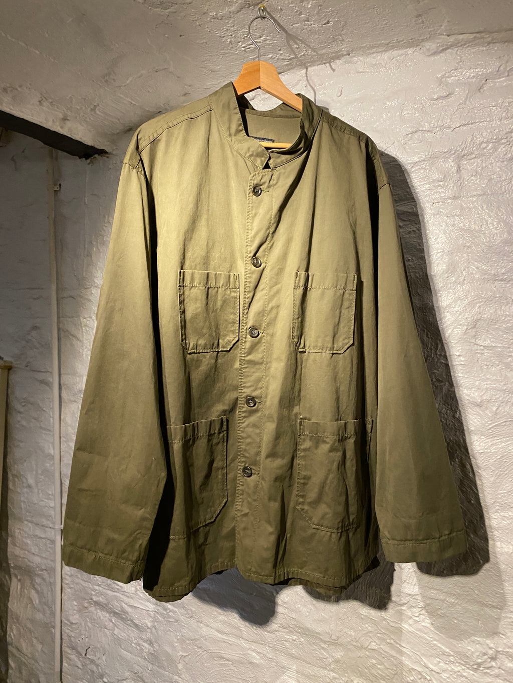 Engineered Garments Olive Green Four Pockets Jacket