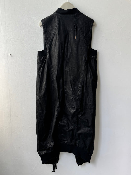 WAS-2403 BORIS BIDIAN SABERT Black long coat 1OF1