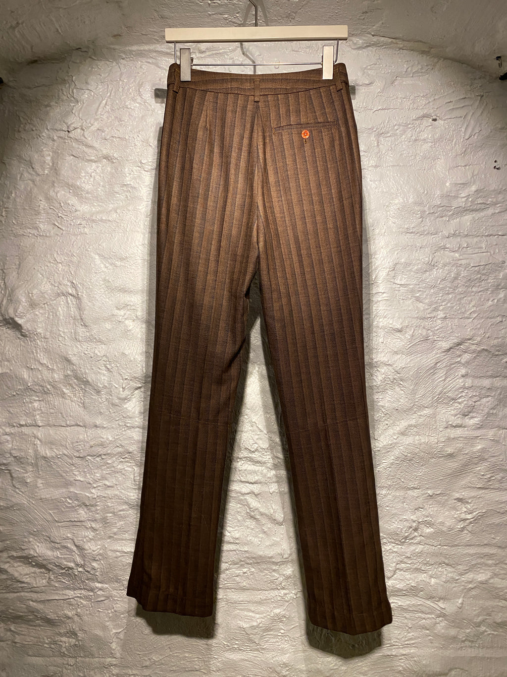 Acne Studios	Dark Brown Wool Blend Pants