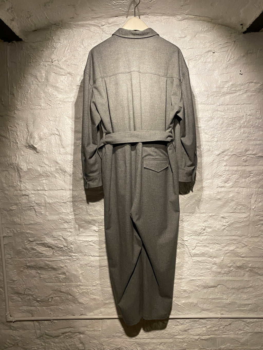 MM6 Maison Margiela	Long-Sleeve Shirt Jumpsuit with a Belt