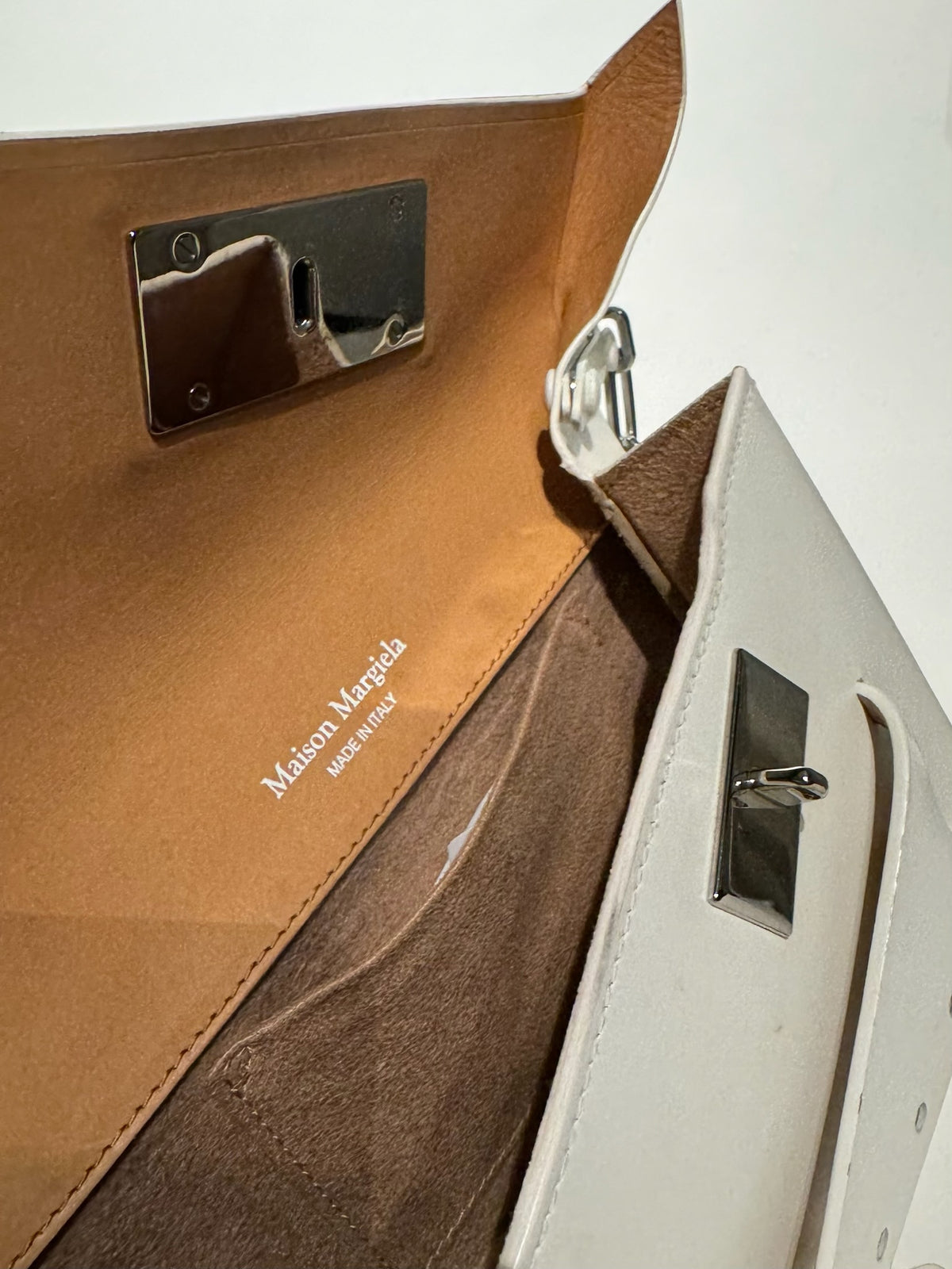 Maison Margiela White Snatched Shoulder Bag