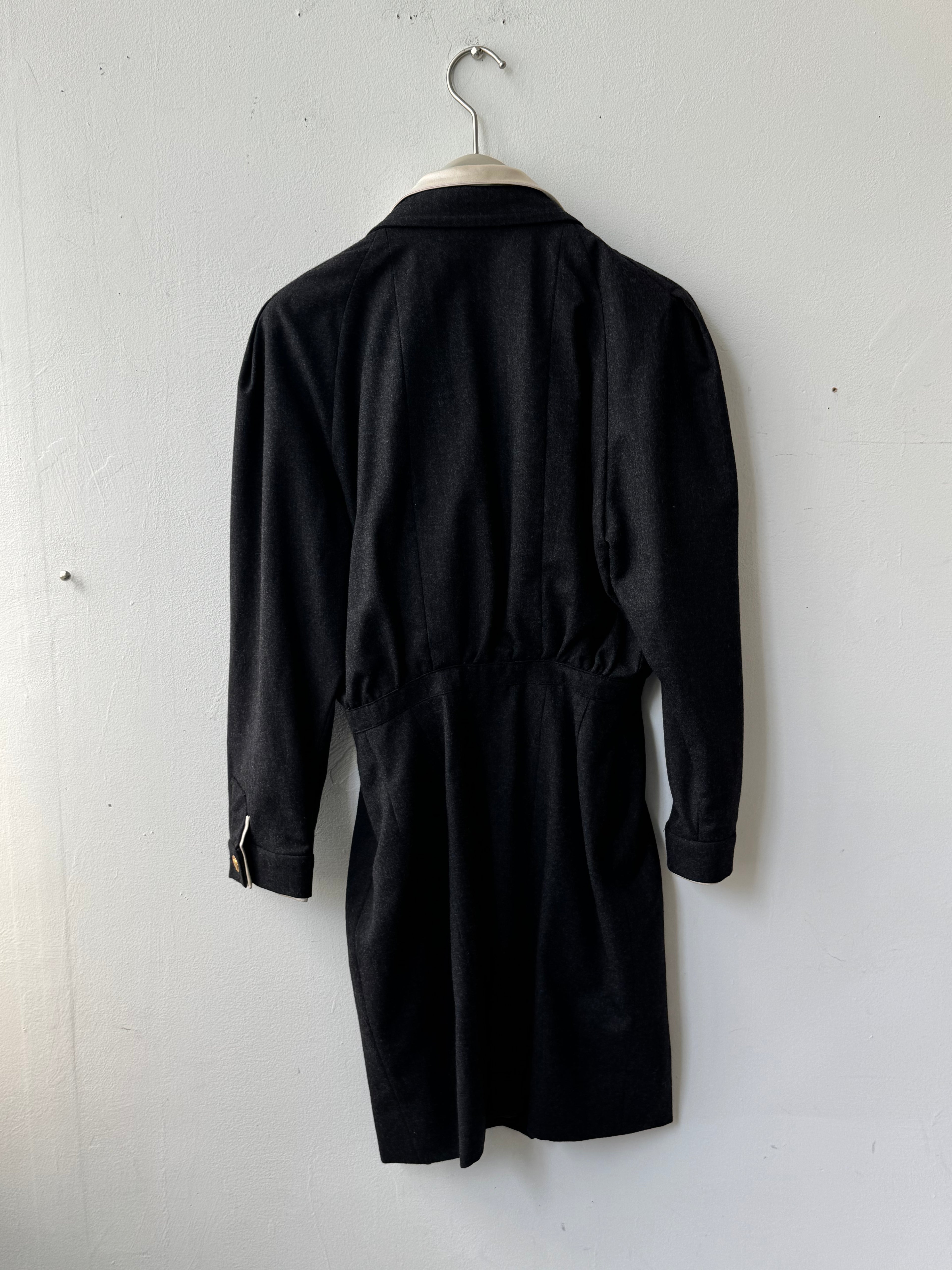 Chanel Boutique Black Mid Coat Dress