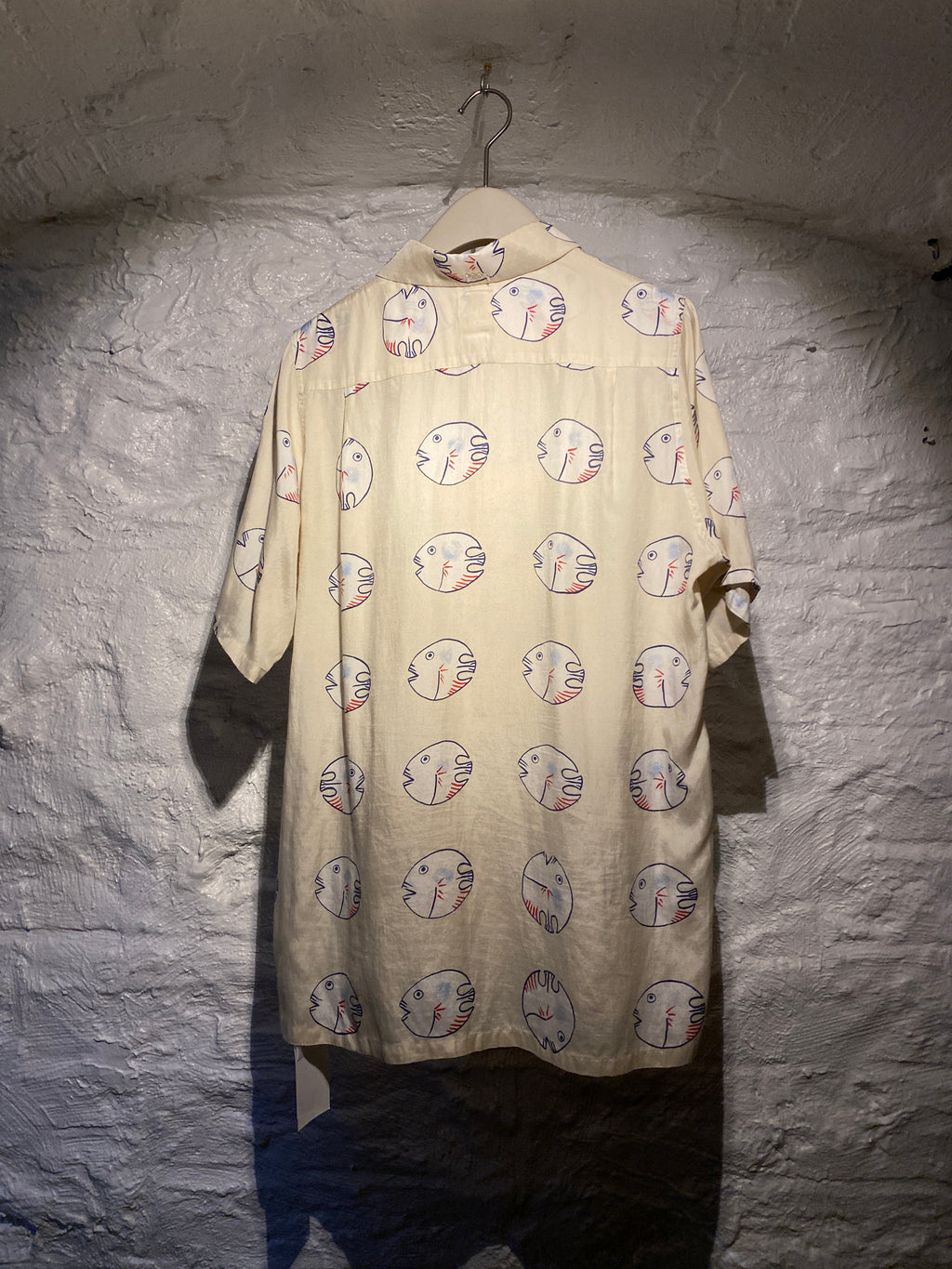 Visvim Ivory Fish Short-Sleeve Shirt
