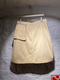 Walter. Van Beirendonck W&LT Light Yellow Zipper Pocket Midi Skirt