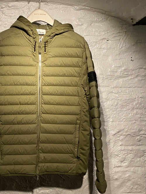 Stone Island Loom Woven Down Chambers Stretch Nylon TC Jacket