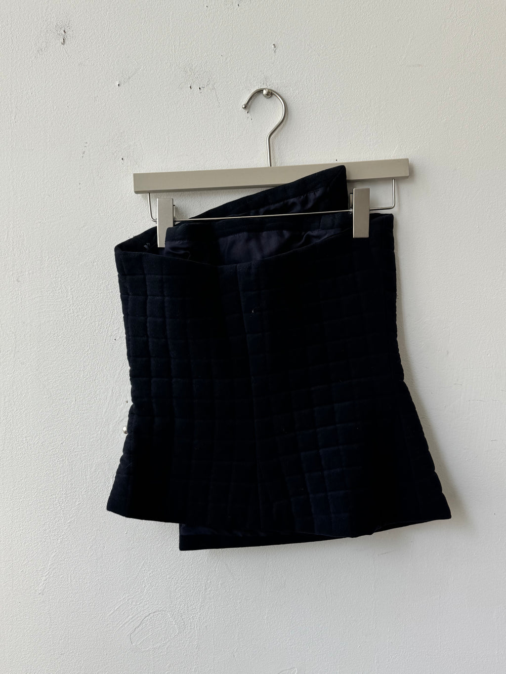 Chanel Black Asymmetrical Puffed Wrap Corset