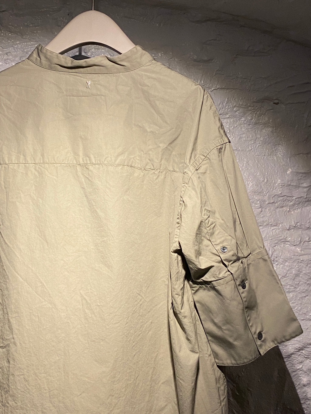 AMI Paris Sage Green Oversized Shirt