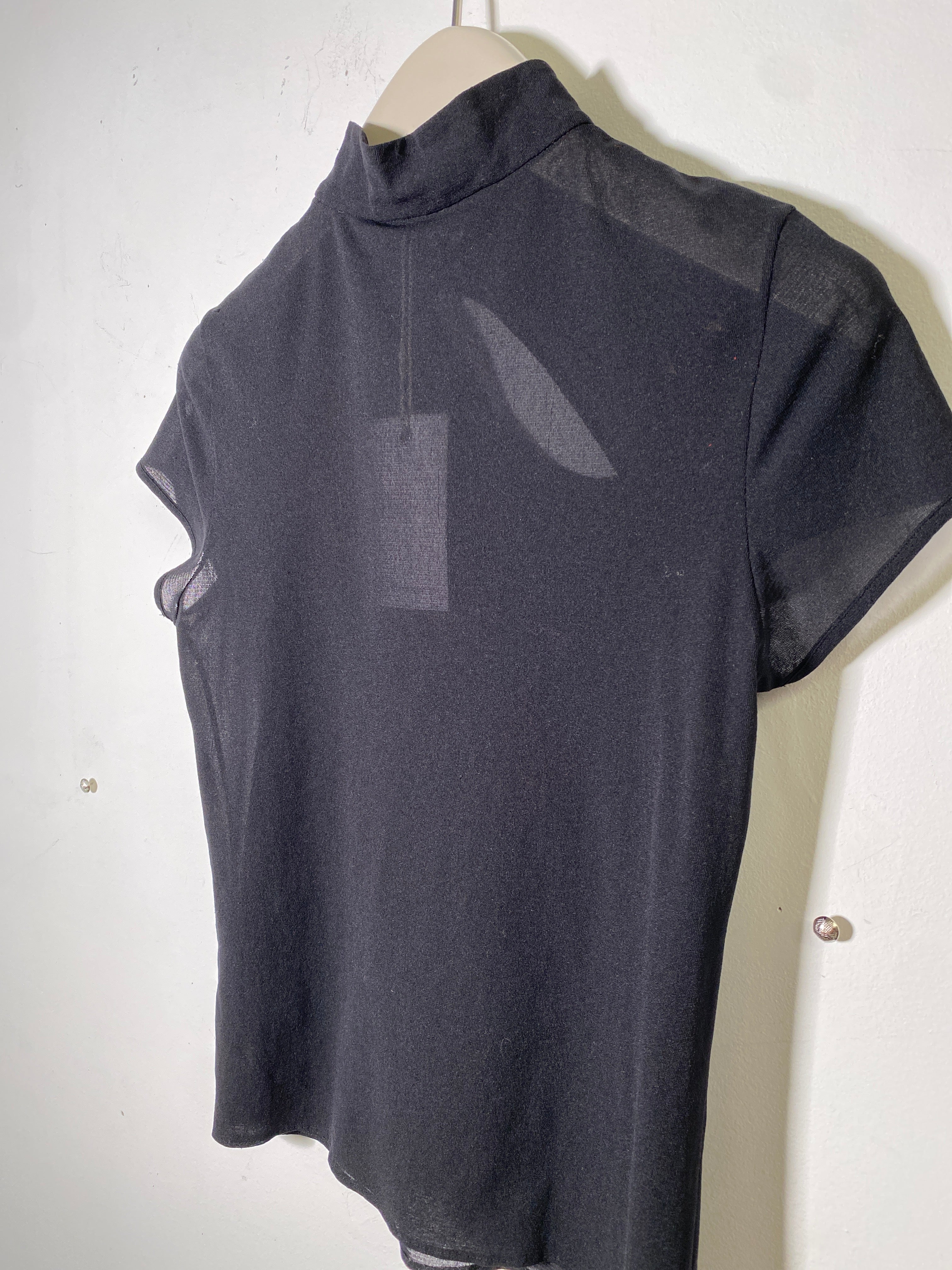 Vivienne Tam Dragon Qipao mesh top