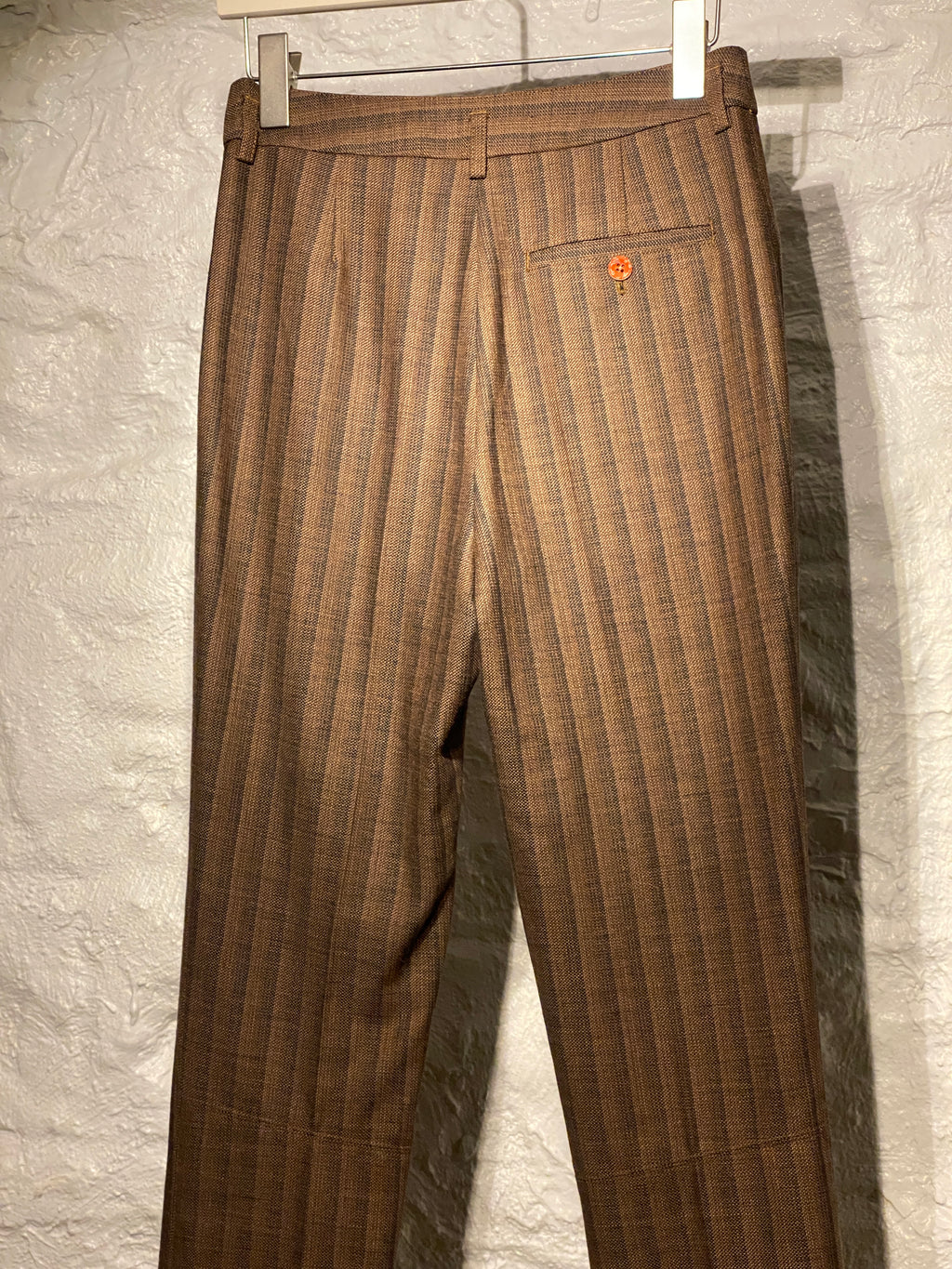 Acne Studios	Dark Brown Wool Blend Pants
