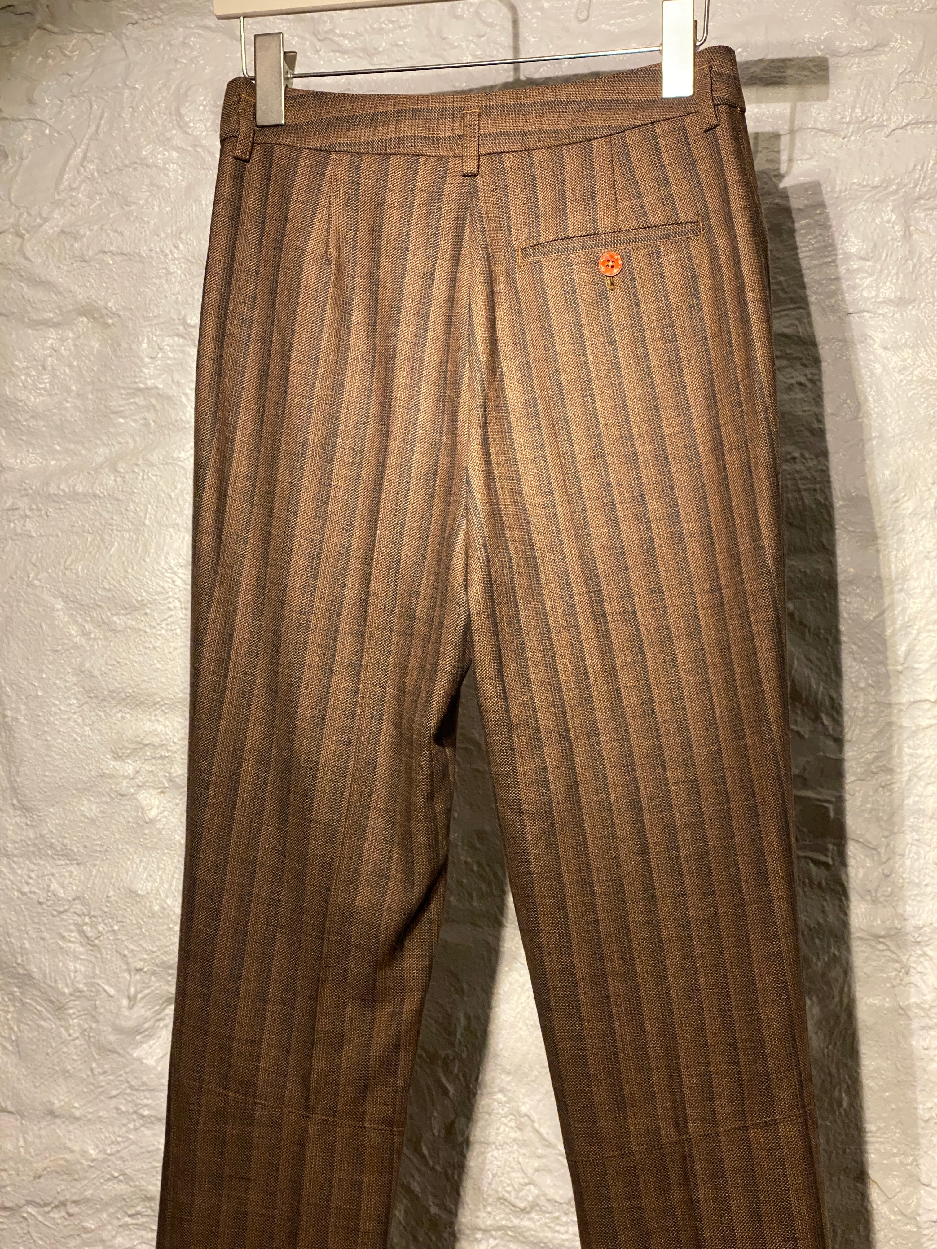 Acne Studios	Dark Brown Wool Blend Pants
