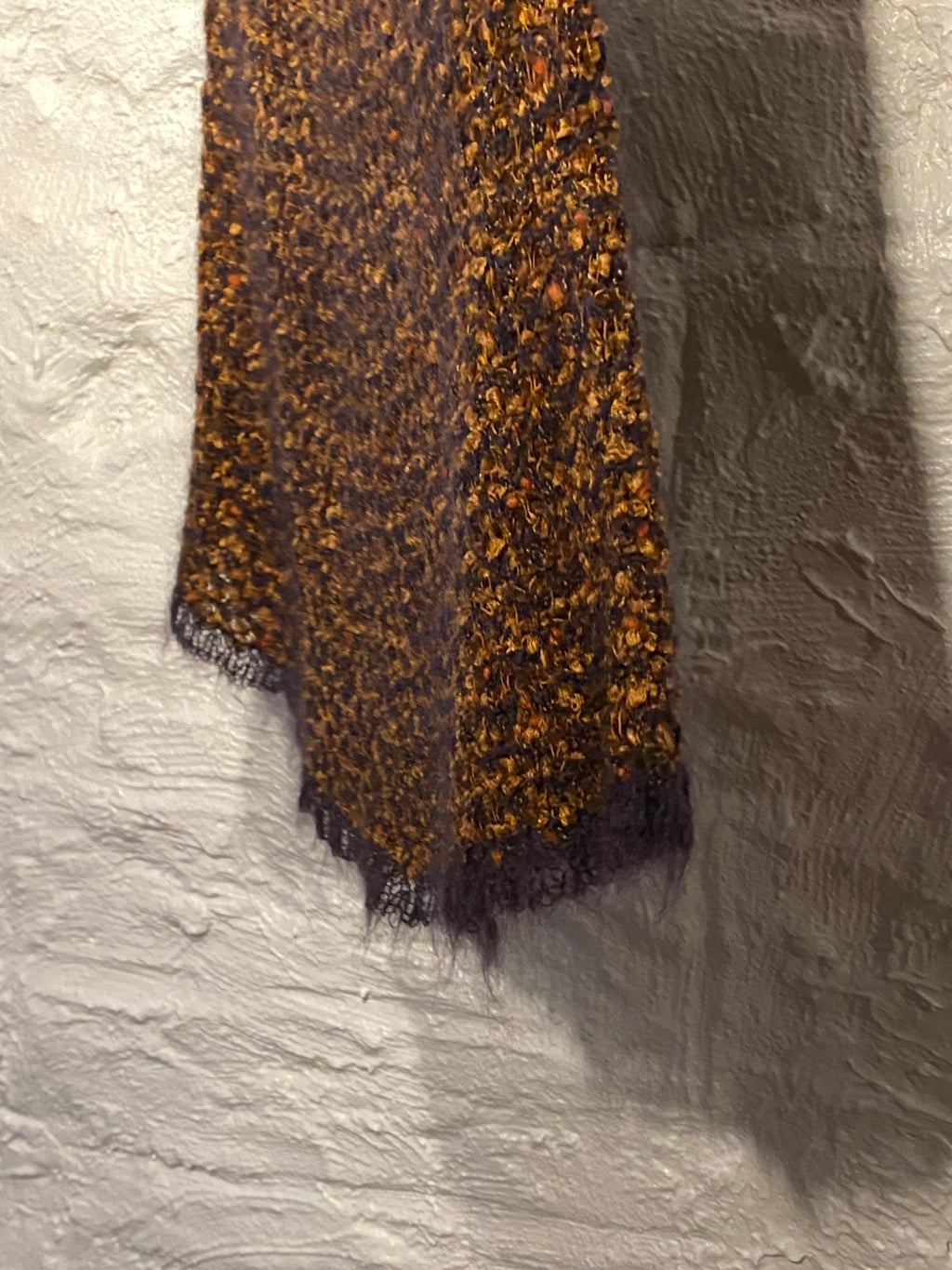 Chanel Brown Yellow Knitted Midi Skirt
