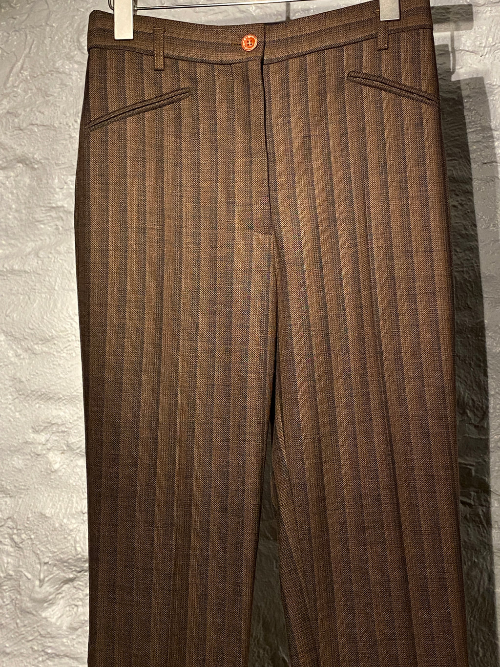 Acne Studios	Dark Brown Wool Blend Pants