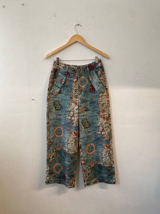 Initial Marine Printed pants