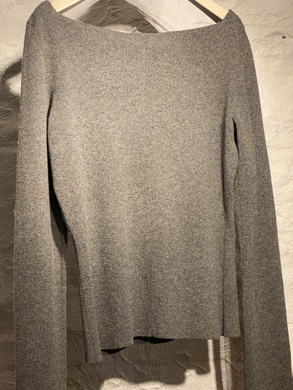 Balenciaga Grey V-neck Sweater