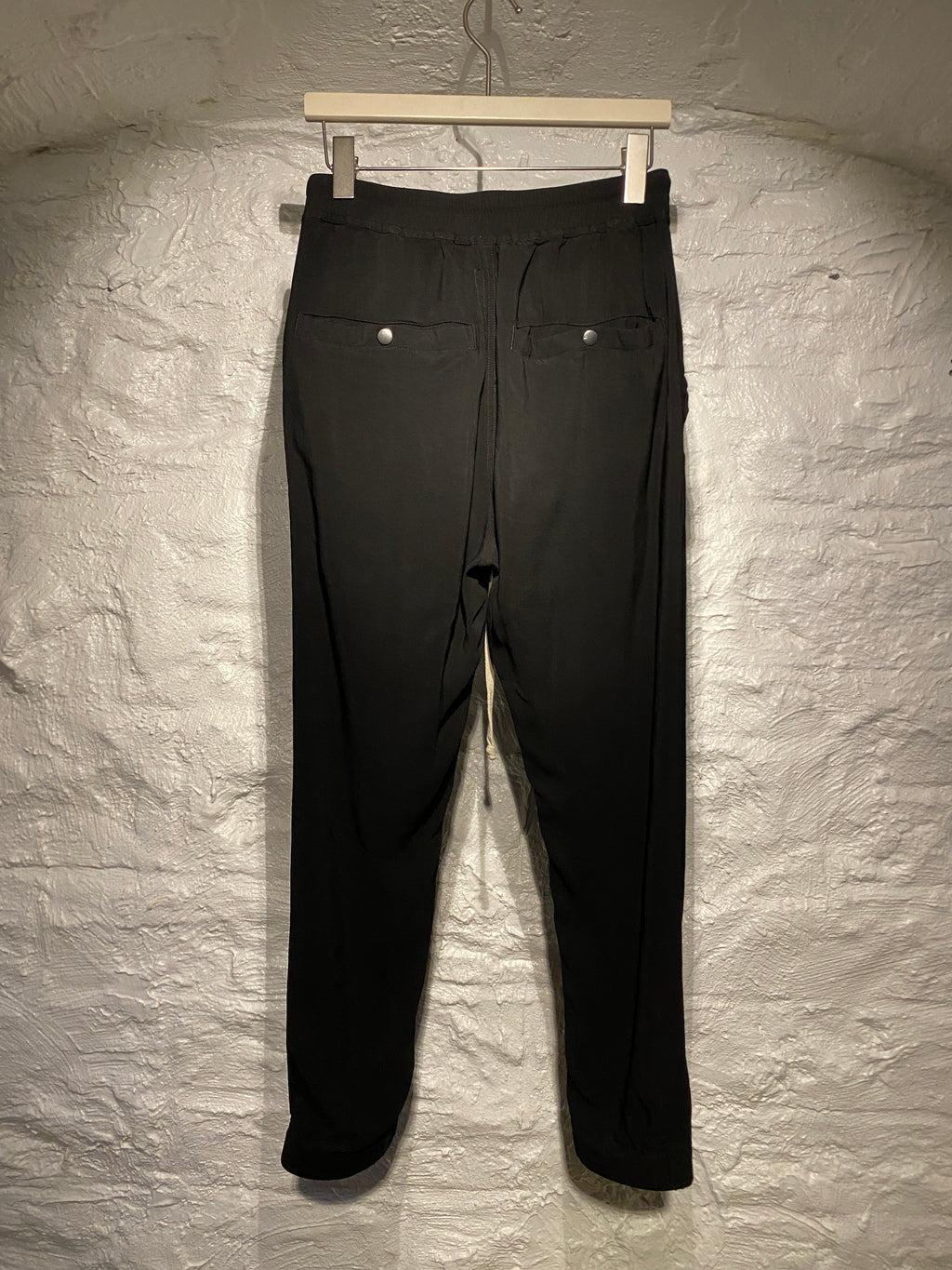 Rick Owens Black Zippers Track Pants