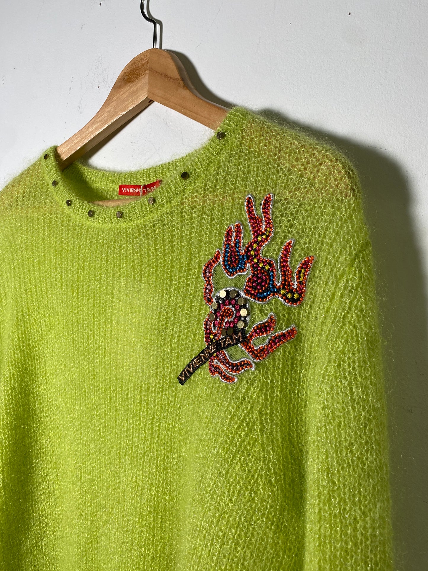 Vivienne Tam Green Sweater