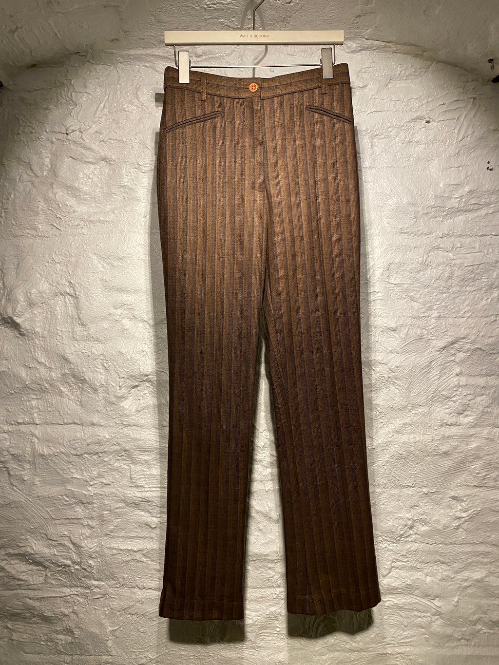 Acne Studios	Dark Brown Wool Blend Pants