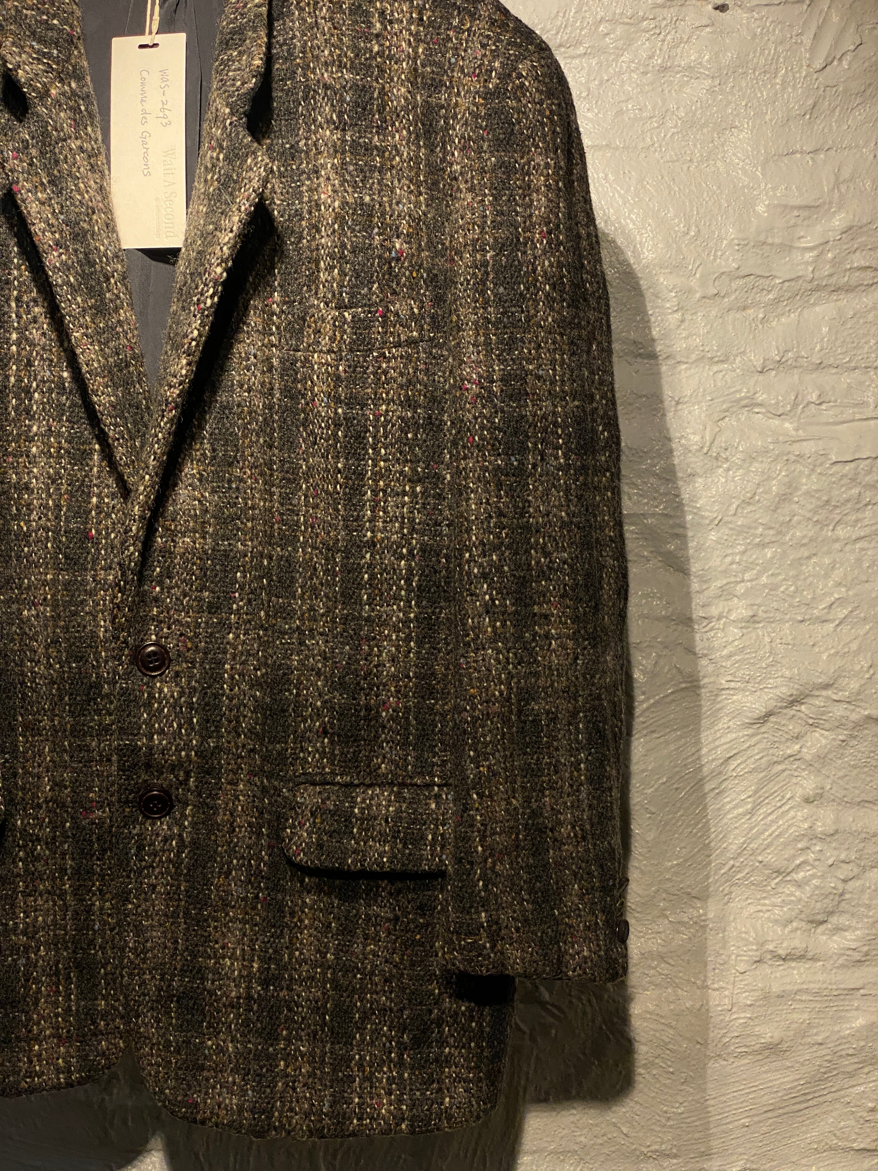 Comme des Garcons Homme Multicolors Wool Blend Blazer