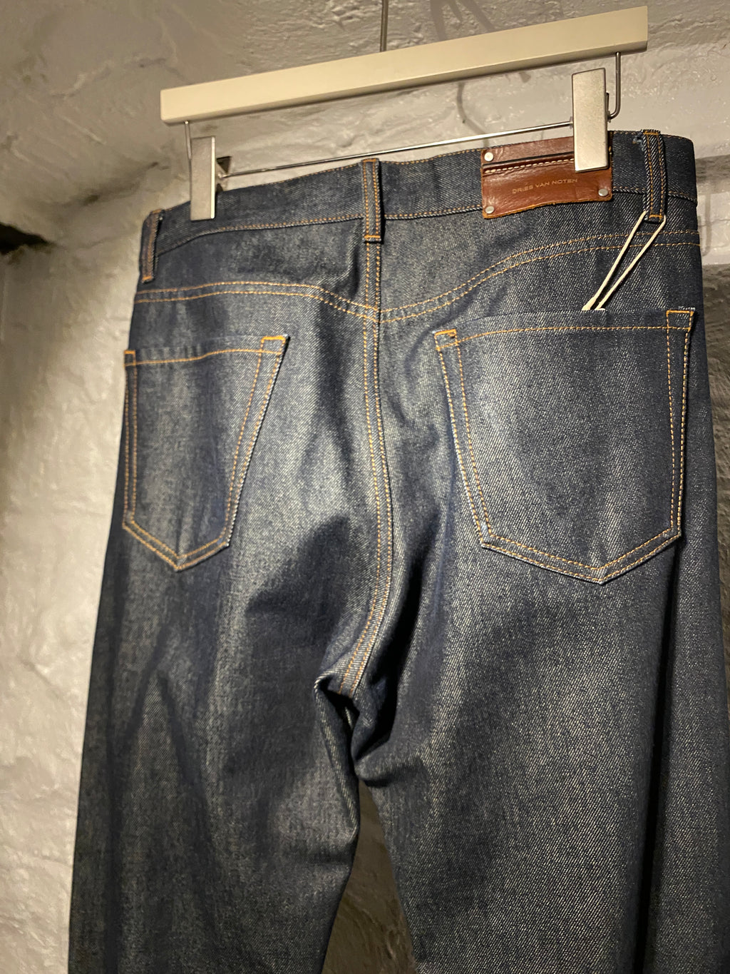Dries Van Noten Dark Blue Denim Jean